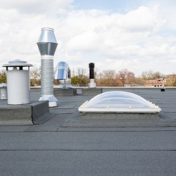 Commercial flat roof